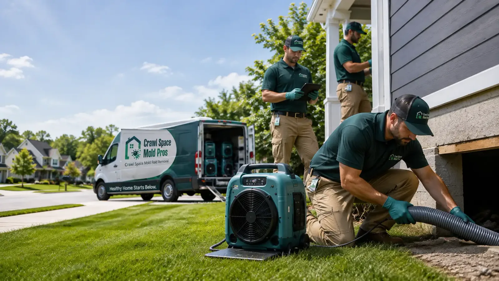 Crawl Space Mold Removal in Vinton, IA